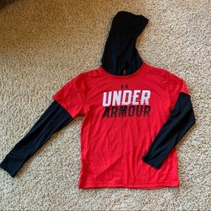 Under Armour Boys long sleeve T-shirt hoodie